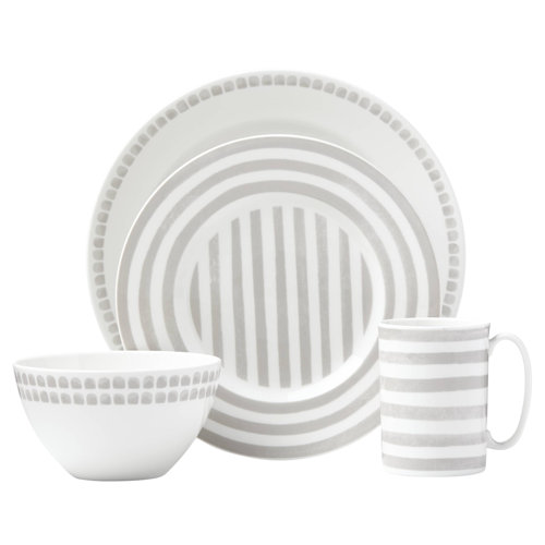 Kate Spade New York Charlotte Street Porcelain China Dinnerware Set